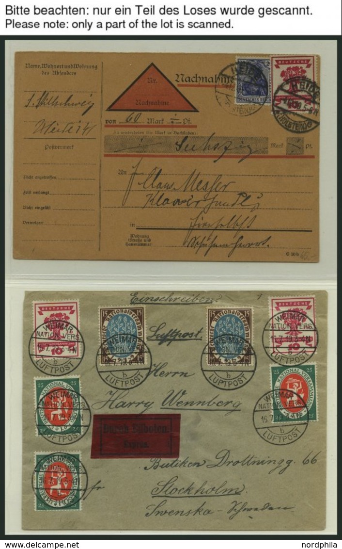 SAMMLUNGEN, LOTS O, BRIEF, Saubere Gestempelte Sammlung Inflation Von 1919-22 Im Neuwertigen Leuchtturm Falzlosalbum, Mi - Used Stamps