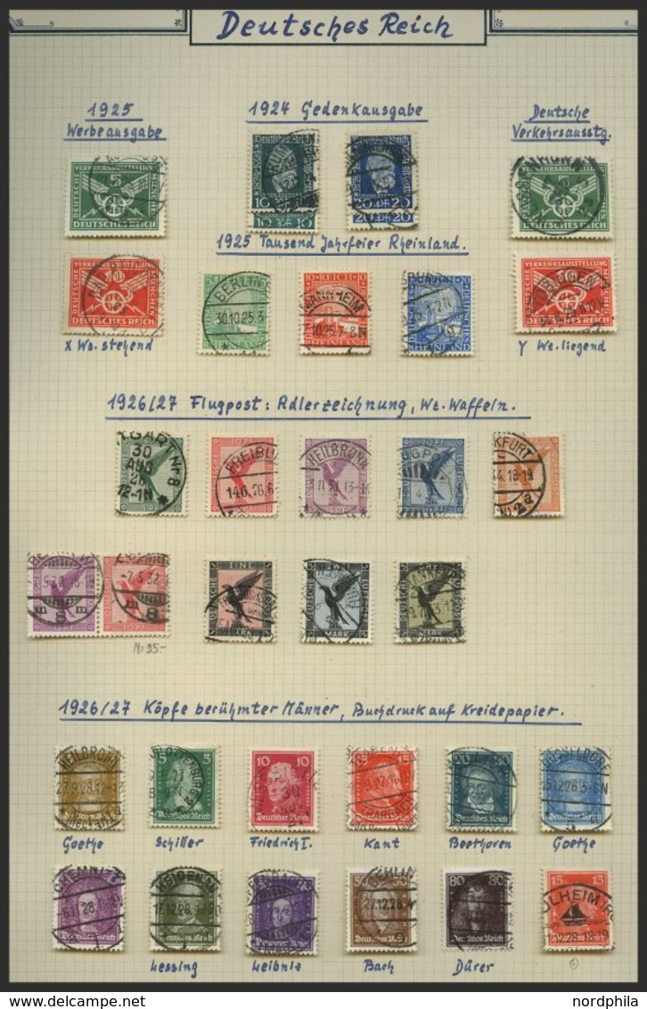 SAMMLUNGEN O,BrfStk,Brief , Interessante Saubere Alte Sammlung Dt. Reich Von 1923-45 Mit Noch Vielen Guten Mittleren Wer - Used Stamps