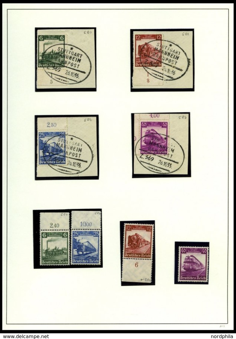 SAMMLUNGEN O,**,*,Brief,BrfStk , 1933-45, Reichhaltige Sammlung Dt. Reich Mit Vielen Guten Ausgaben Und Einigen Interess - Used Stamps