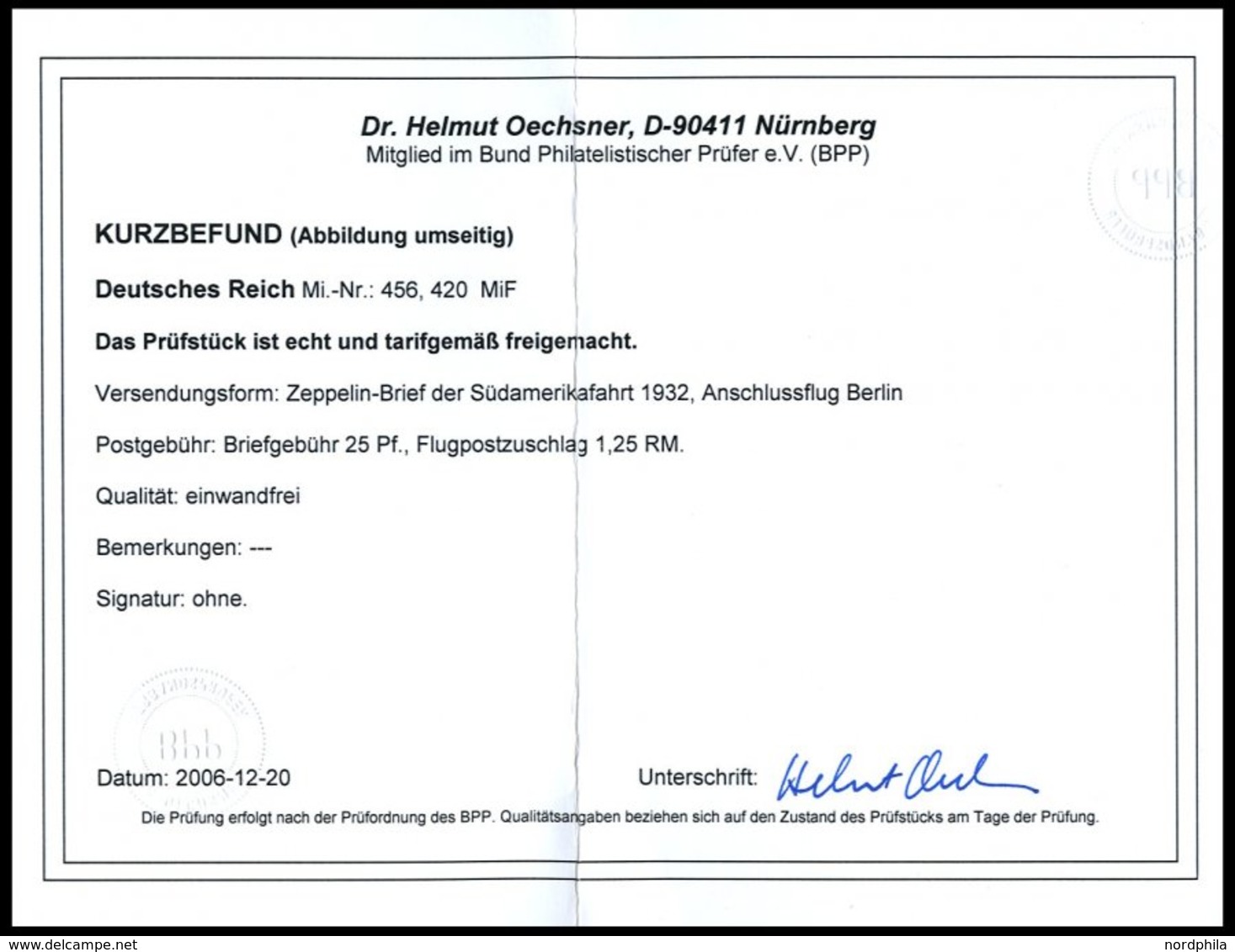 ZEPPELINPOST 138B BRIEF, 1932, 1. Südamerikafahrt, Anschlussflug Ab Berlin, Frankiert Mit 1 RM Polarfahrt, Prachtkarte - Poste Aérienne & Zeppelin