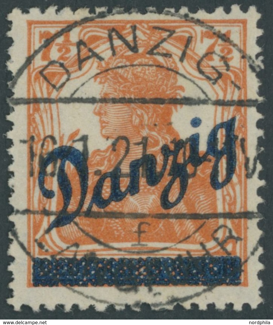 1920, 7 1/2 Pf. Kleiner Innendienst, Pracht, Gepr. Stoye, Mi. 65.- -> Automatically Generated Translation: 1920, 7 1/2 P - Other & Unclassified