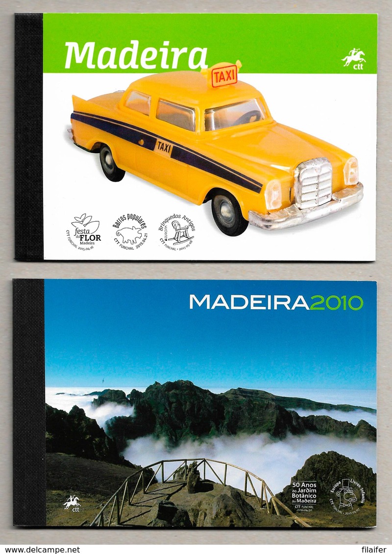 Portugal Stamps - 2 Booklets From Madeira - MNH - Libretti