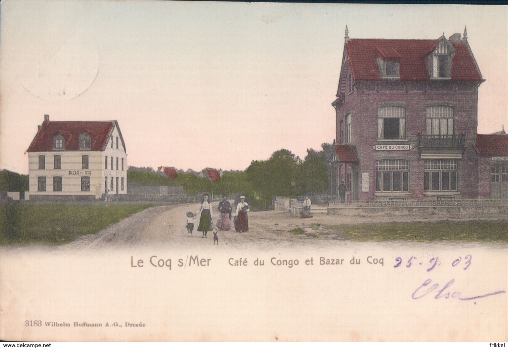 De Haan Le Coq S/Mer Café Du Congo Et Bazar Du Coq - De Haan