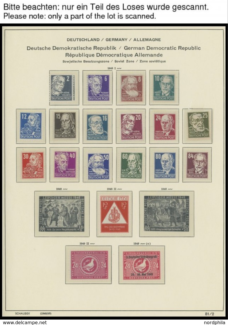 ALLGEMEINE-AUSGABEN 212-41 **, 1948/9, Komplett Incl. Goetheblock, Pracht, Mi. 329.- - Autres & Non Classés
