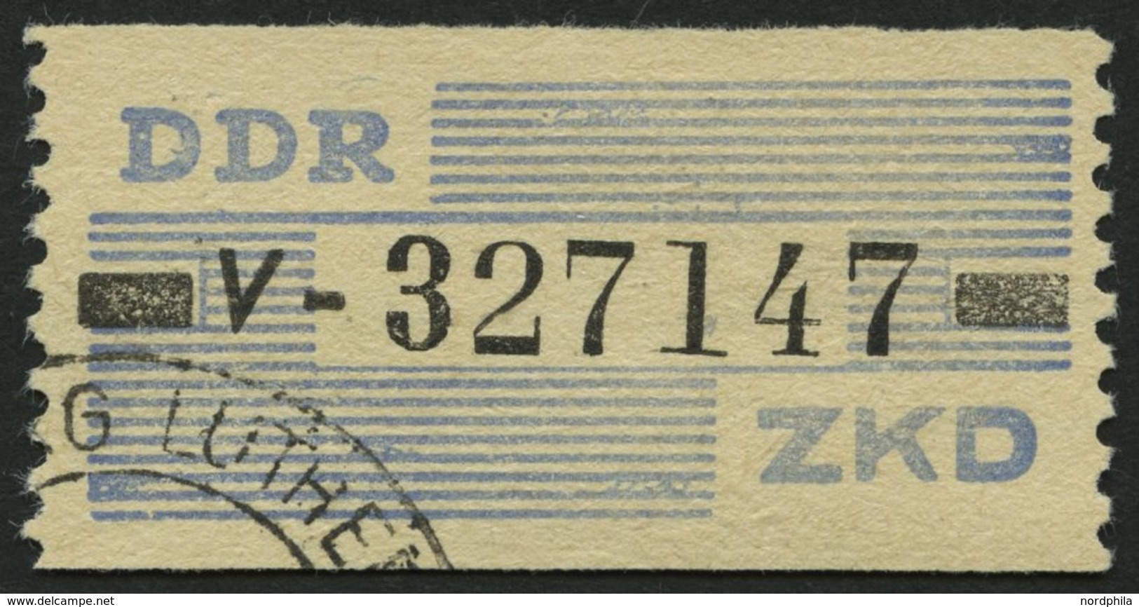 DIENSTMARKEN B D 26V O, 1959, 10 Pf. Lebhaftgraublau/schwarz, Buchstabe V, Pracht, Gepr. Weigelt, Mi. 75.- - Sonstige & Ohne Zuordnung