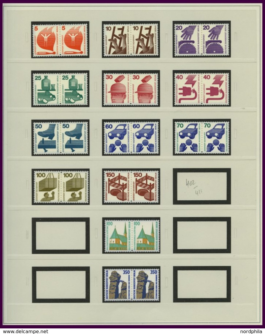 LOTS **, 1959-90, Partie Verschiedener Freimarken In Waagerechten Paaren, Prachterhaltung, Mi. 310.- - Used Stamps