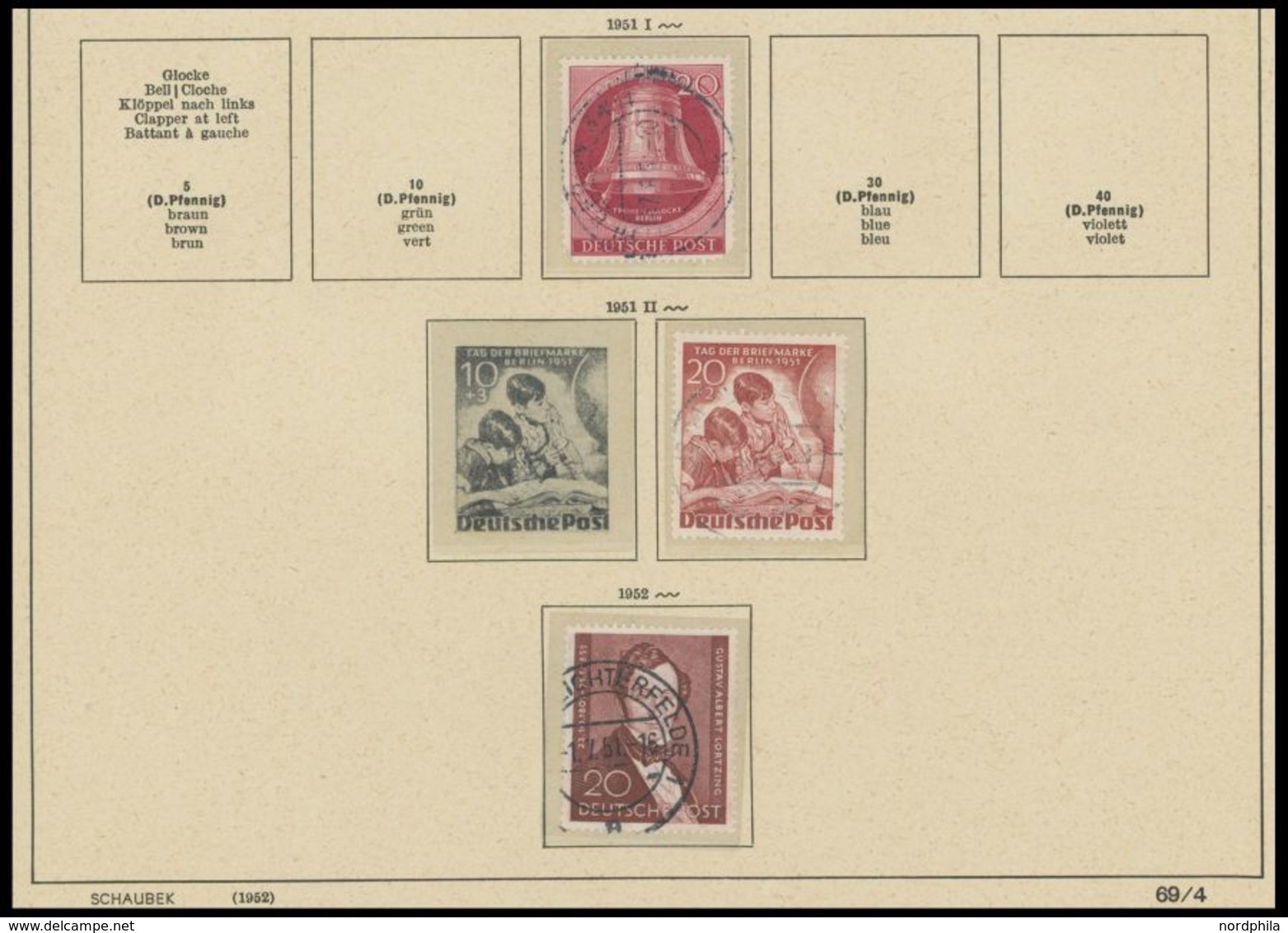 Kleiner Karton, Dabei Restsammlung Berlin Von 1948-67, Ca. 60 Belege Aus 1950-80, Dazu 2 BEPHILA Entwürfe Von 1957, Etwa - Used Stamps