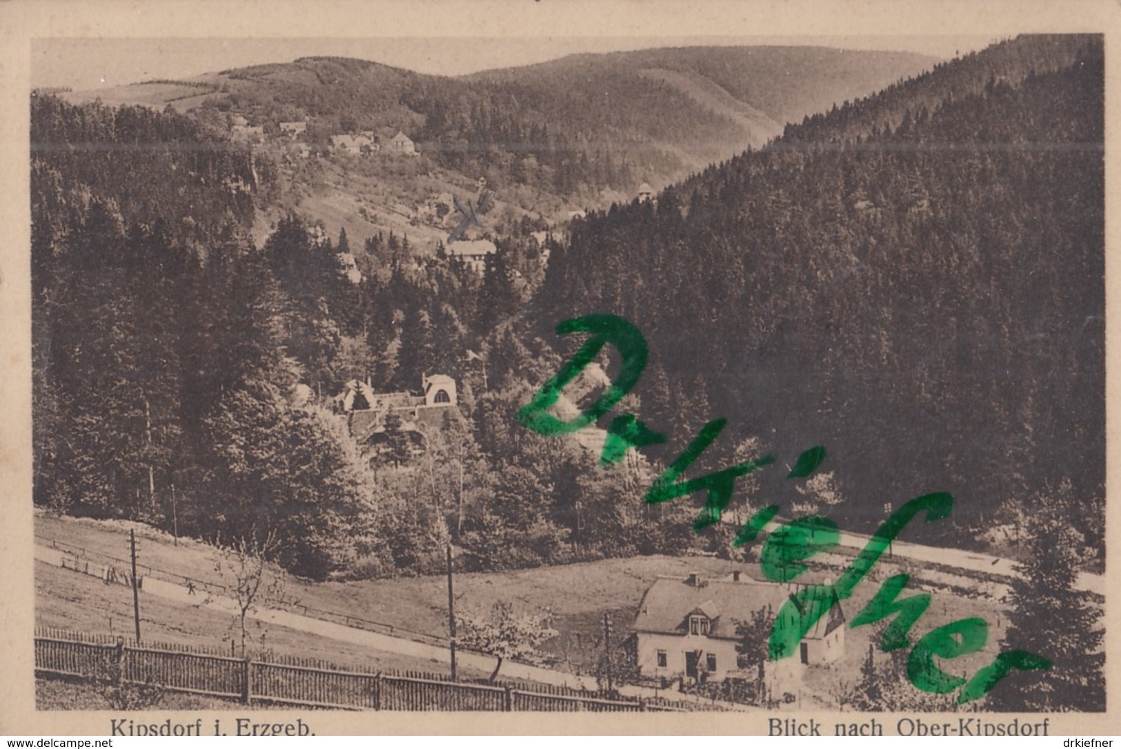 Kipsdorf, Blick Nach Oberkipsdorf, Um 1934 - Kipsdorf