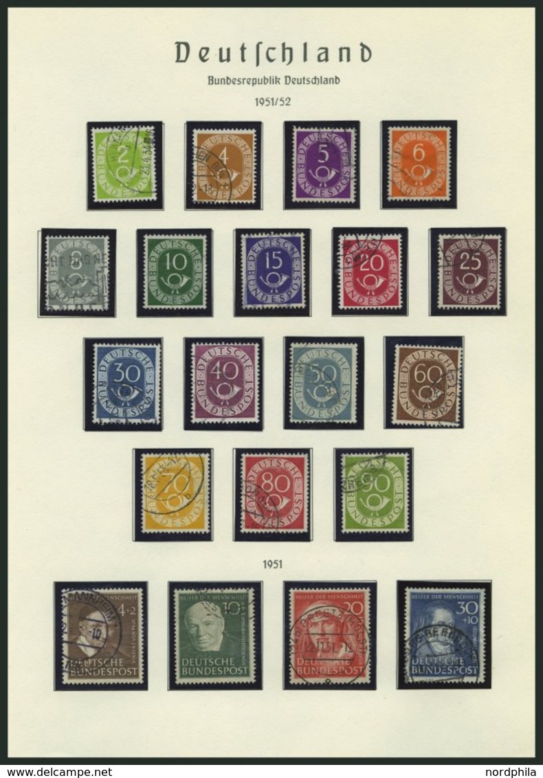 SAMMLUNGEN O, Bis Auf Wenige Werte Fast Nur Gestempelte Sammlung Bundesrepublik Von 1949-73 Mit Einigen Besseren Ausgabe - Used Stamps