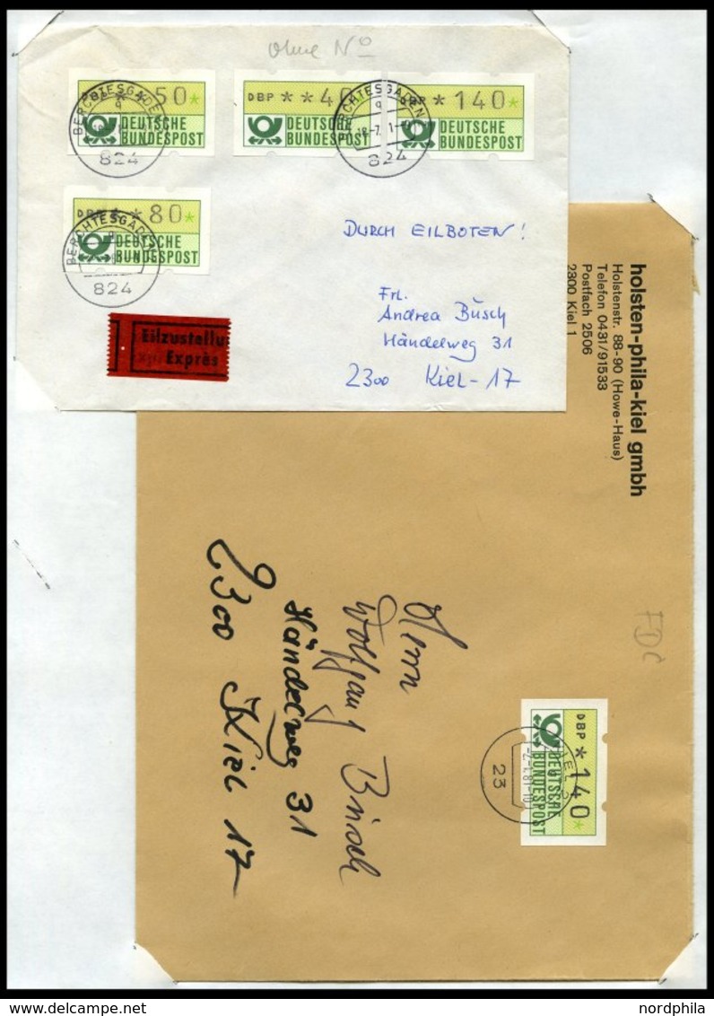 SAMMLUNGEN Sammlung Von Ca. 1500 Bedarfsbelegen Bundesrepublik Von 1981-91 In 5 Dicken Ringbindern, Meist Einfache Beleg - Used Stamps