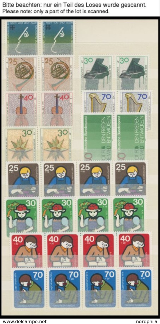 1972-87, Partie Von über 230 Postfrischen Paaren, Pracht, Mi. über 600.- -> Automatically Generated Translation: 1972-87 - Other & Unclassified