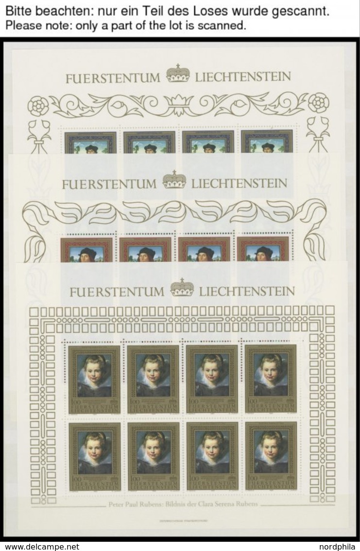 LOTS **,o,Brief , Dublettenpartie Liechtenstein Von 1969-88, Dabei Kleinbogen Und Einige FDC`s, Vieles Postfrisch Und Ge - Collections