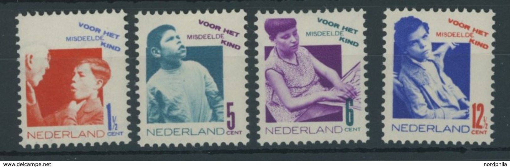 NIEDERLANDE 245-48A **, 1931, Voor Het Kind, Gezähnt K 121/2, Postfrischer Prachtsatz, Mi. 120.- - Other & Unclassified