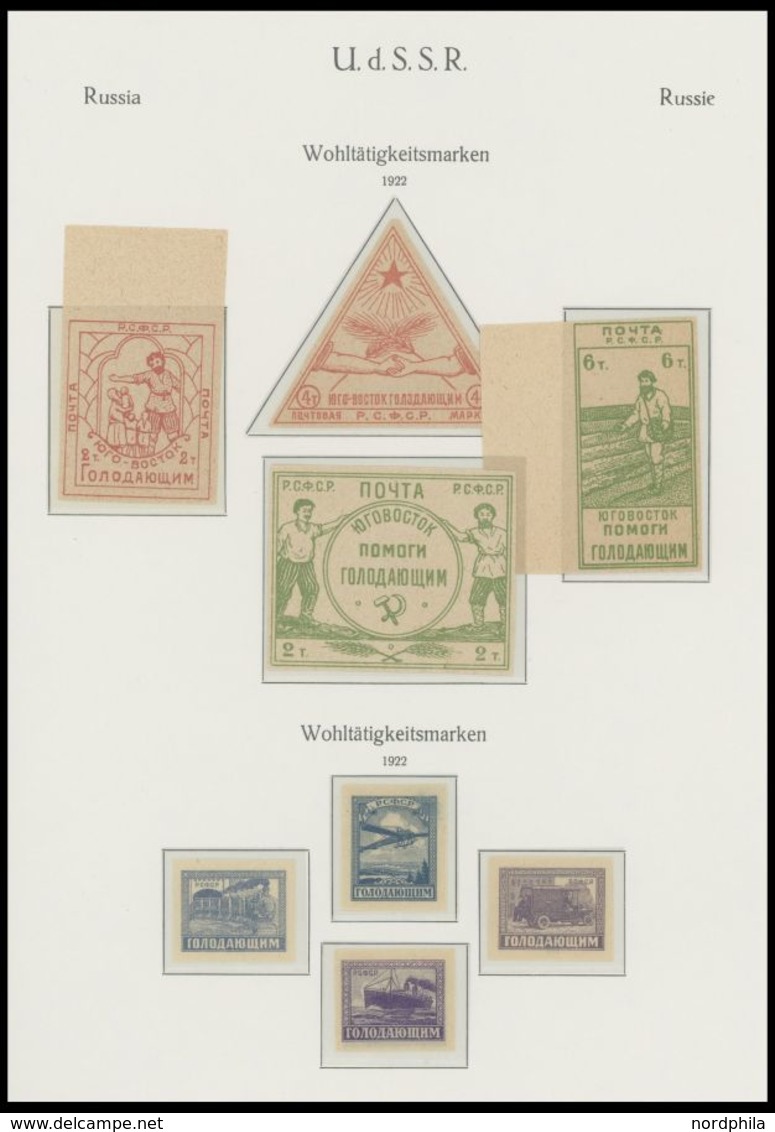 1857-1923, Sammlung Russland auf KA-BE Falzlosseiten mit wohl einigen besseren Werten, unterschiedliche Erhaltung, besic