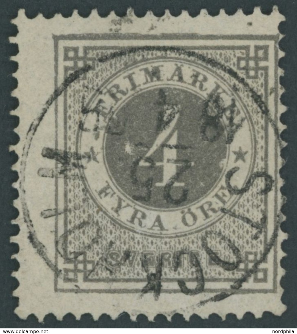 1877, 4 Ö. Grau, Gezähnt A, Pracht, Mi. 130.- -> Automatically Generated Translation: 1877, 4 Ö. Grey, Perforated A, Sup - Other & Unclassified