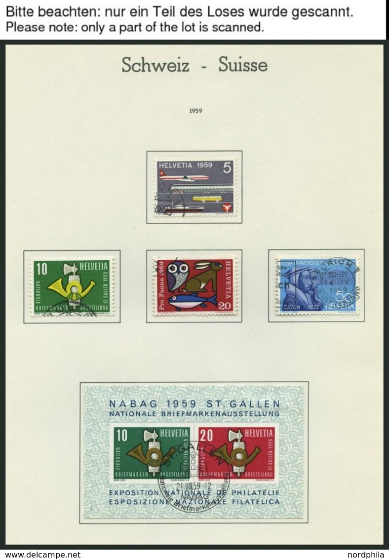 SAMMLUNGEN O, 1945-78, Sauberer Sammlungsteil Im Leuchtturm Falzlosalbum, Feinst/Pracht, Mi. Ca. 1700.- - Collections