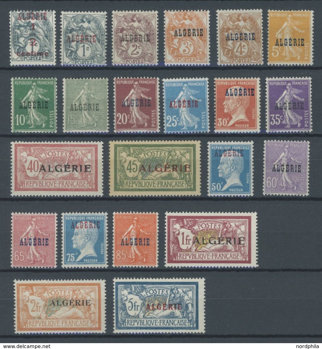 ALGERIEN 1-22 **, 1924/5, Freimarken, Postfrischer Prachtsatz - Algeria (1962-...)