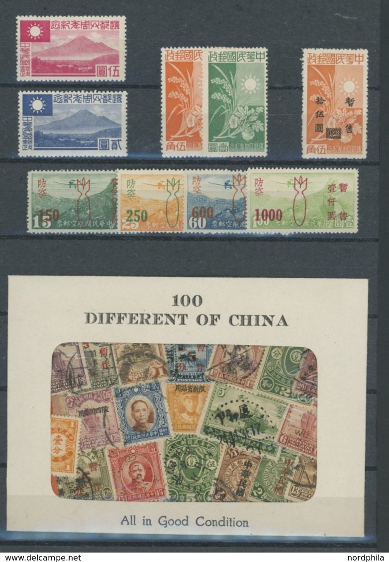 CHINA **,*,o , Kleines Lot Bis 1949, Dabei Auch Japanische Besetzung In Zentralchina, Meist Prachterhatlung - Other & Unclassified