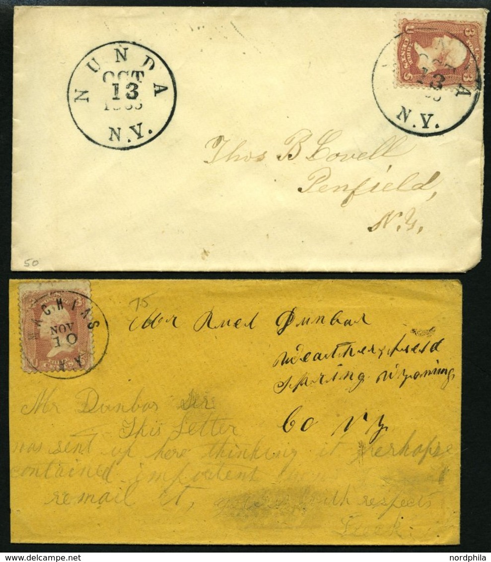 SAMMUNGEN, LOTS 9,17/8 BRIEF, 1857-61, 9 Verschiedene Belege, Feinst/Pracht, Besichtigen! - Collections