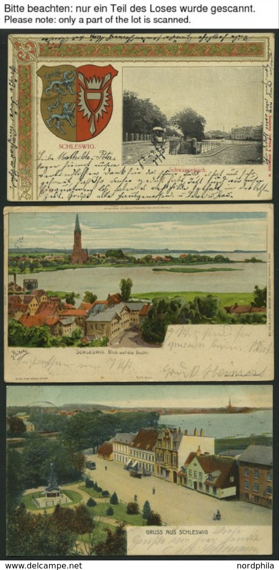 DEUTSCHLAND ETC. SCHLESWIG, 60 Verschiedene Ansichtskarten, Dabei Seltene Motive Und Farbige Karten - Autres & Non Classés