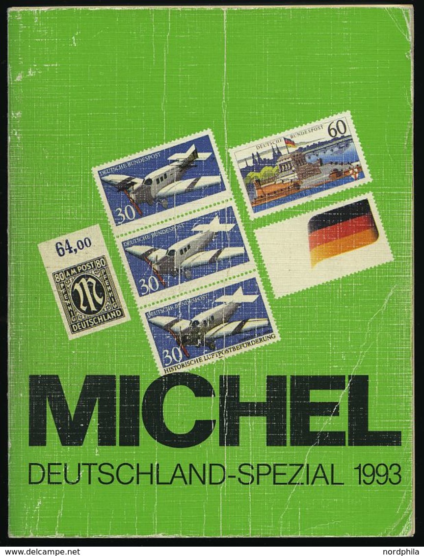 PHIL. LITERATUR Michel: Deutschland-Spezial-Katalog 1993, 1509 Seiten, Einbanddeckel Gebrauchsspuren Und Die Ersten 3 Se - Philatelie Und Postgeschichte