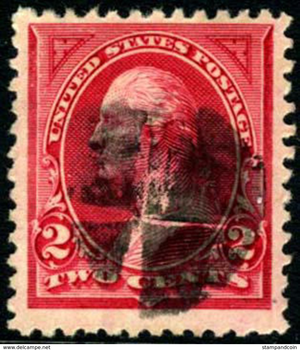 US #249 VF Used 2c Carmine Lake  Type I, Washington From 1894 - Used Stamps