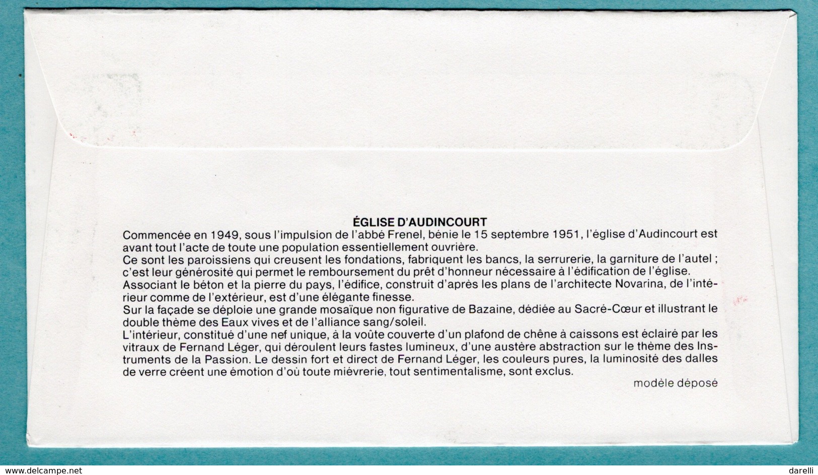FDC France 1981 - Croix Rouge 1981 : Fernand LEGER - YT 2175  - 25 Audincourt Et 61 Argentan - 1980-1989