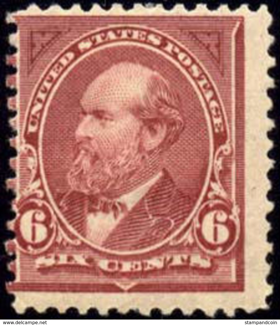 US #256 MINT Hinged Fresh Color  1894 Issue - Unused Stamps