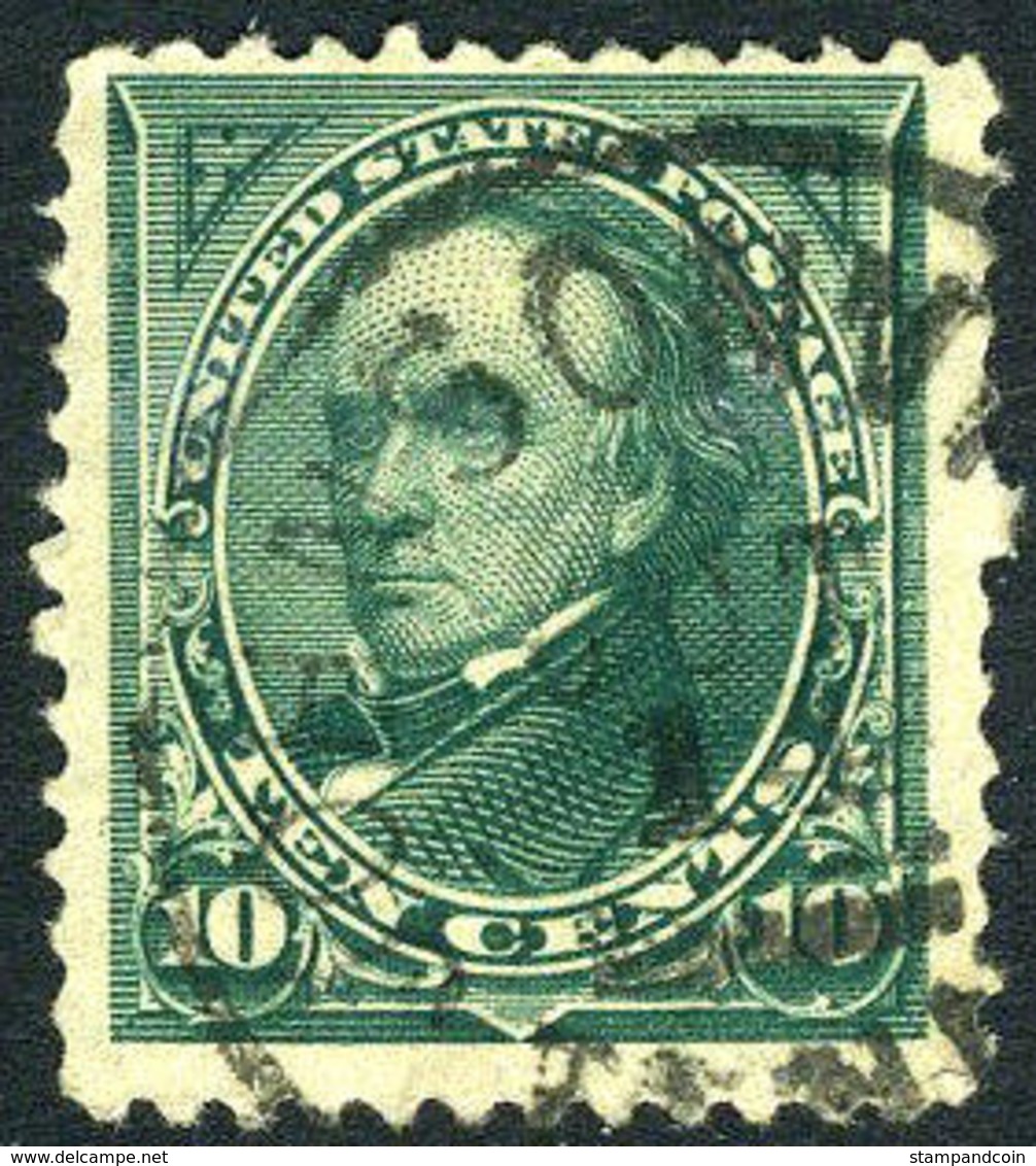 US #258 Used 10c Webster From 1894 - Used Stamps