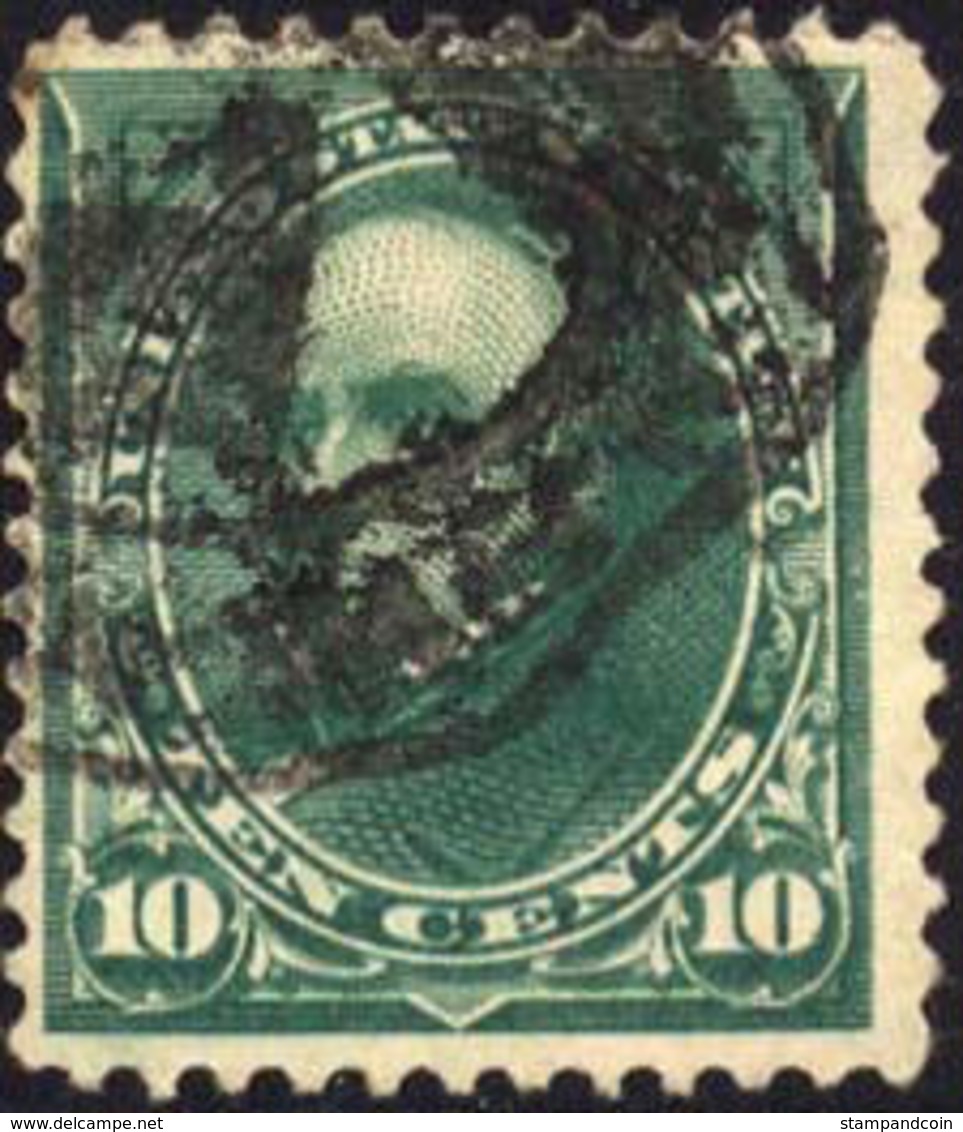 US #258 Used 10c Webster From 1894 - Used Stamps