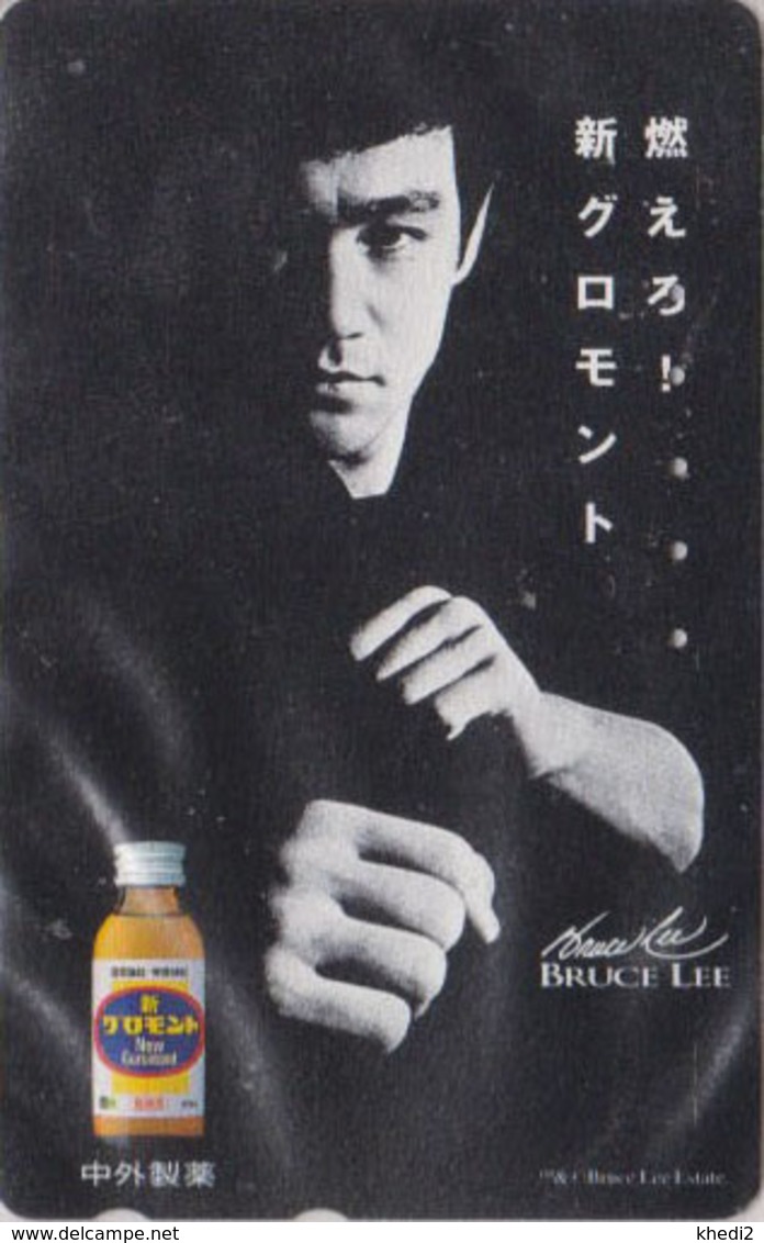 Télécarte Japon / 110-016 - CINEMA FILM - BRUCE LEE - MOVIE Star Energy Drink Adv. Japan Phonecard - 11590 - Cinéma