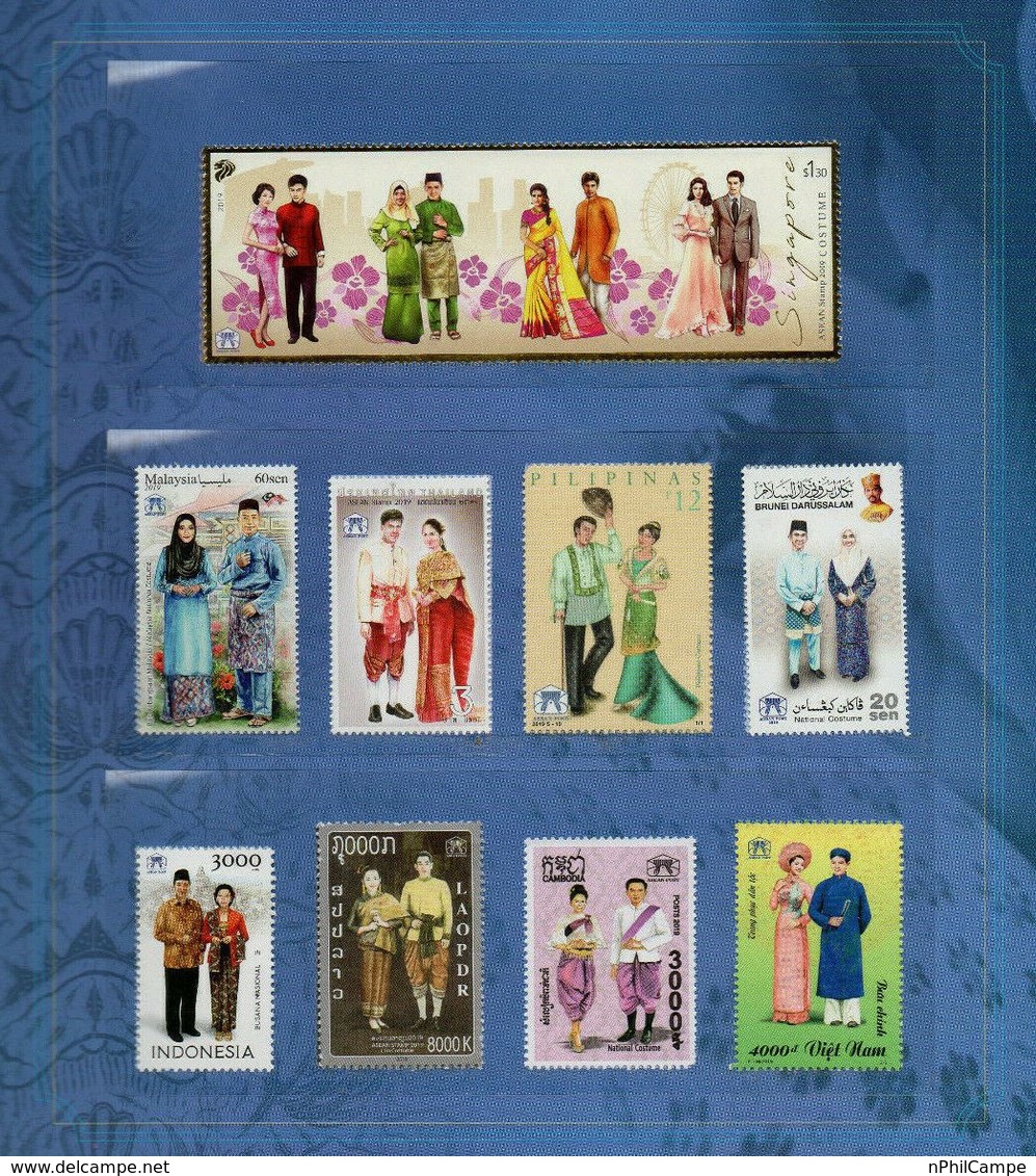Indonesia 2019 ASEAN Joint Issue Stamp Pack MNH - Joint Issues