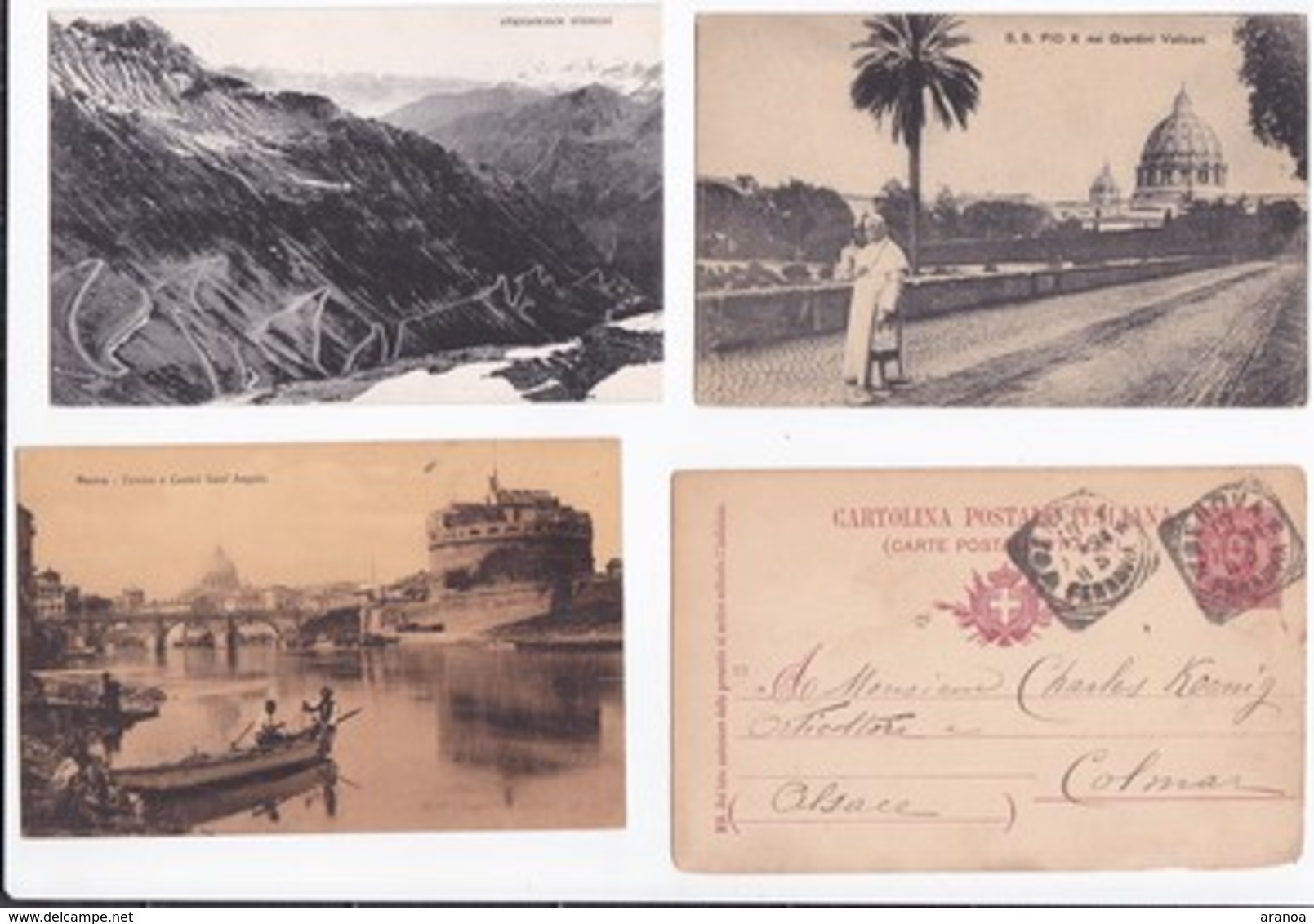 Italie (03)-- Lot de 100 cartes