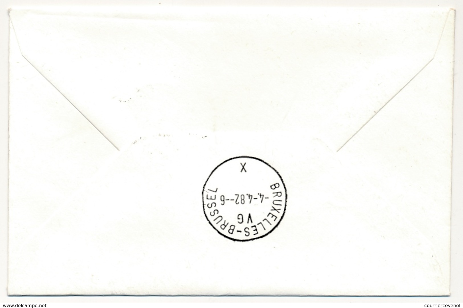 BELGIQUE / TANZANIE - 2 Enveloppes SABENA - 1ere Liaison Aérienne - BRUXELLES - KILIMANJARO 2/4/1982 + Retour 3/4/1982 - Other & Unclassified