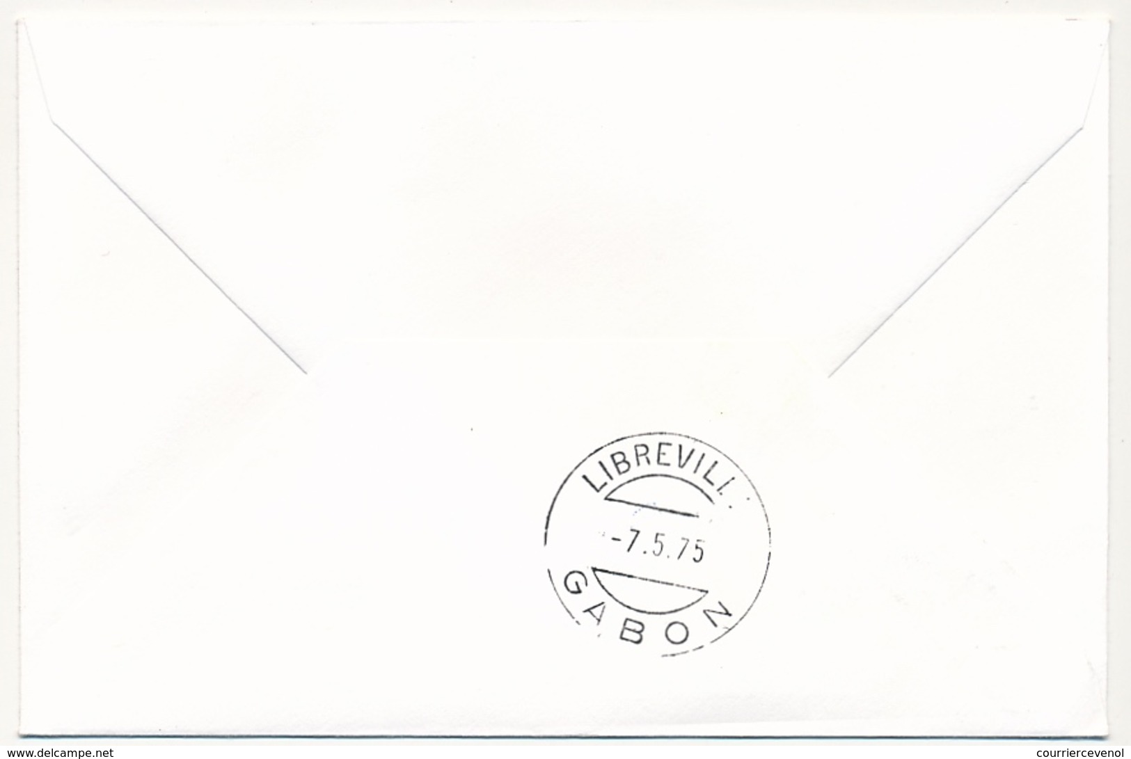 BELGIQUE / GABON - 2 Enveloppes SABENA - 1ere Liaison Aérienne - BRUXELLES - LIBREVILLE 6/5/1975 + Retour 12/5/75 - Other & Unclassified