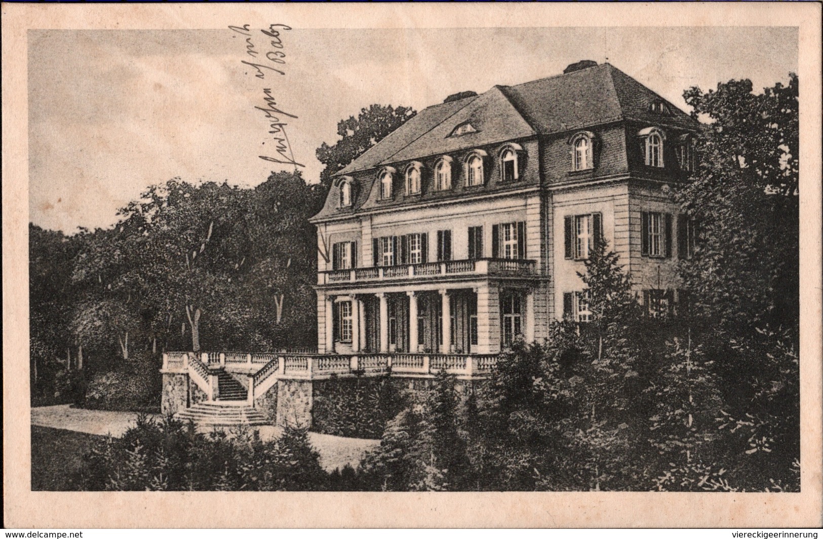 ! Alte Ansichtskarte Schloß, Gutshaus, Herrenhaus Groß Plasten In Mecklenburg, Verlag Paul Fehmer, Neubrandenburg - Sonstige & Ohne Zuordnung