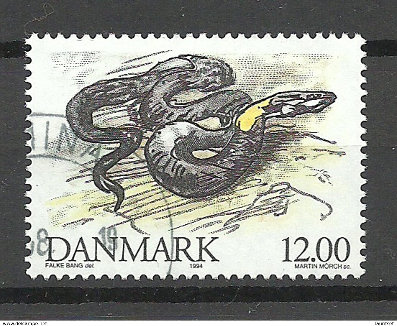 DENMARK Dänemark 1994 Michel 1090 Schlange Snake O - Snakes