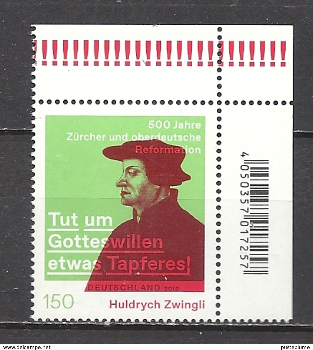 Deutschland / Germany / Allemagne 2019 3464 ** Huldrych Zwingli (02.05.19) - Ungebraucht