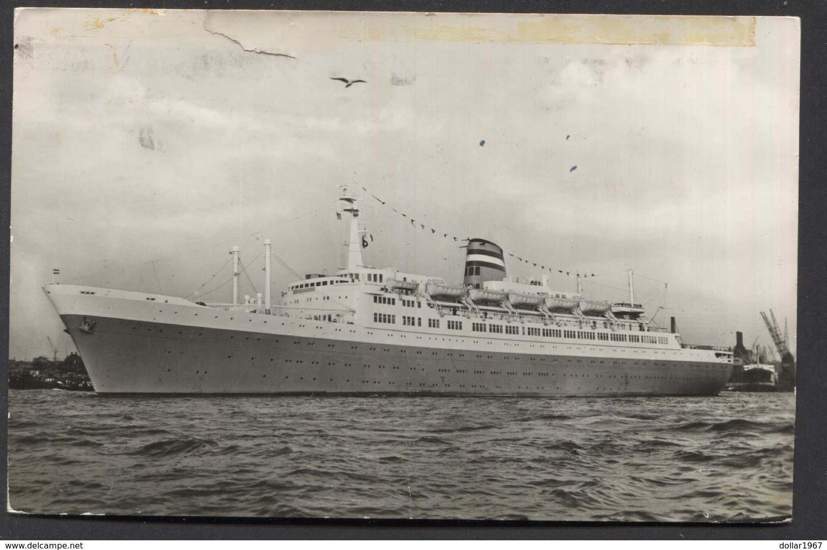 S.s. Statendam.-  Used - See The 2 Scans For Condition.(Originalscan ) - Paquebots