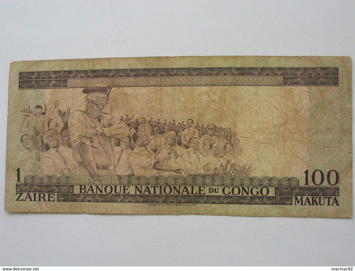 Un Zaire Ou Cent Makuta 1967- Banque National Du Congo   **** EN ACHAT IMMEDIAT **** - République Du Congo (Congo-Brazzaville)