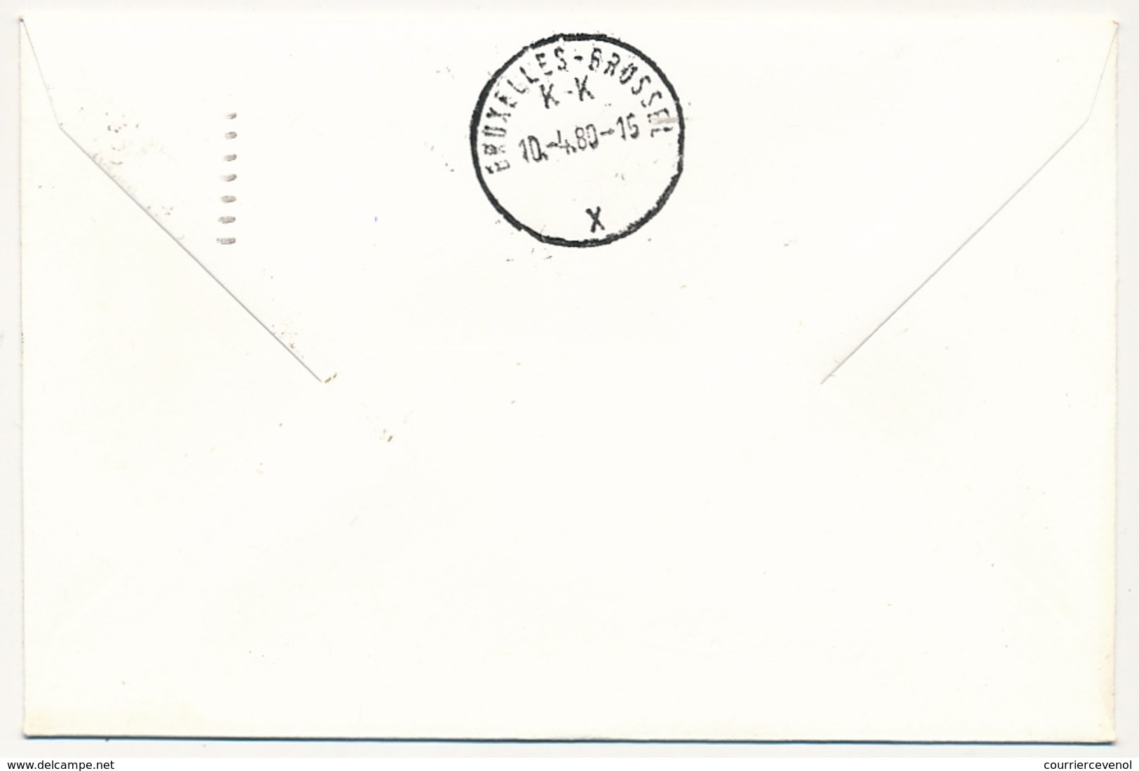 ETATS UNIS / BELGIQUE- 2 Enveloppes SABENA - 1ere Liaison Aérienne - DETROIT / BRUXELLES - 9/4/1980 Et Aller Même Jour - 3c. 1961-... Lettres