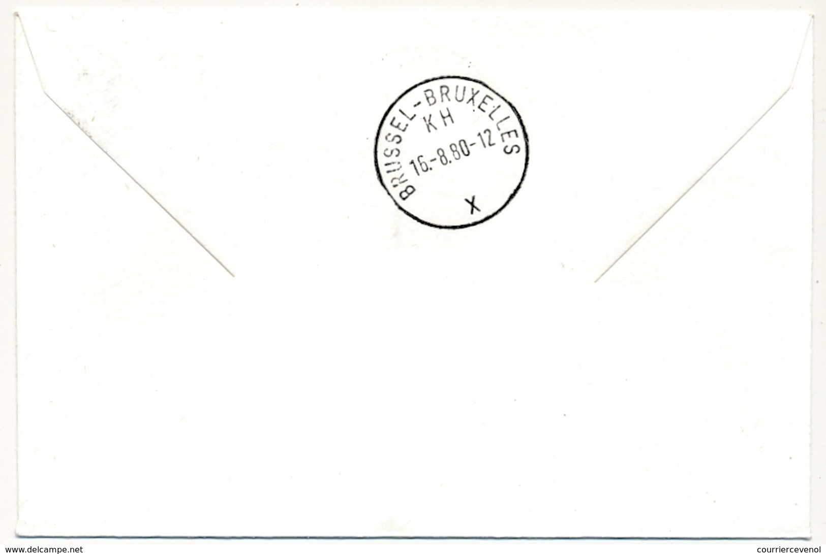 ETATS UNIS / BELGIQUE- 2 Enveloppes SABENA - 1ere Liaison Aérienne - CHICAGO / BRUXELLES - 15/8/1980 Et Aller Même Jour - 3c. 1961-... Briefe U. Dokumente