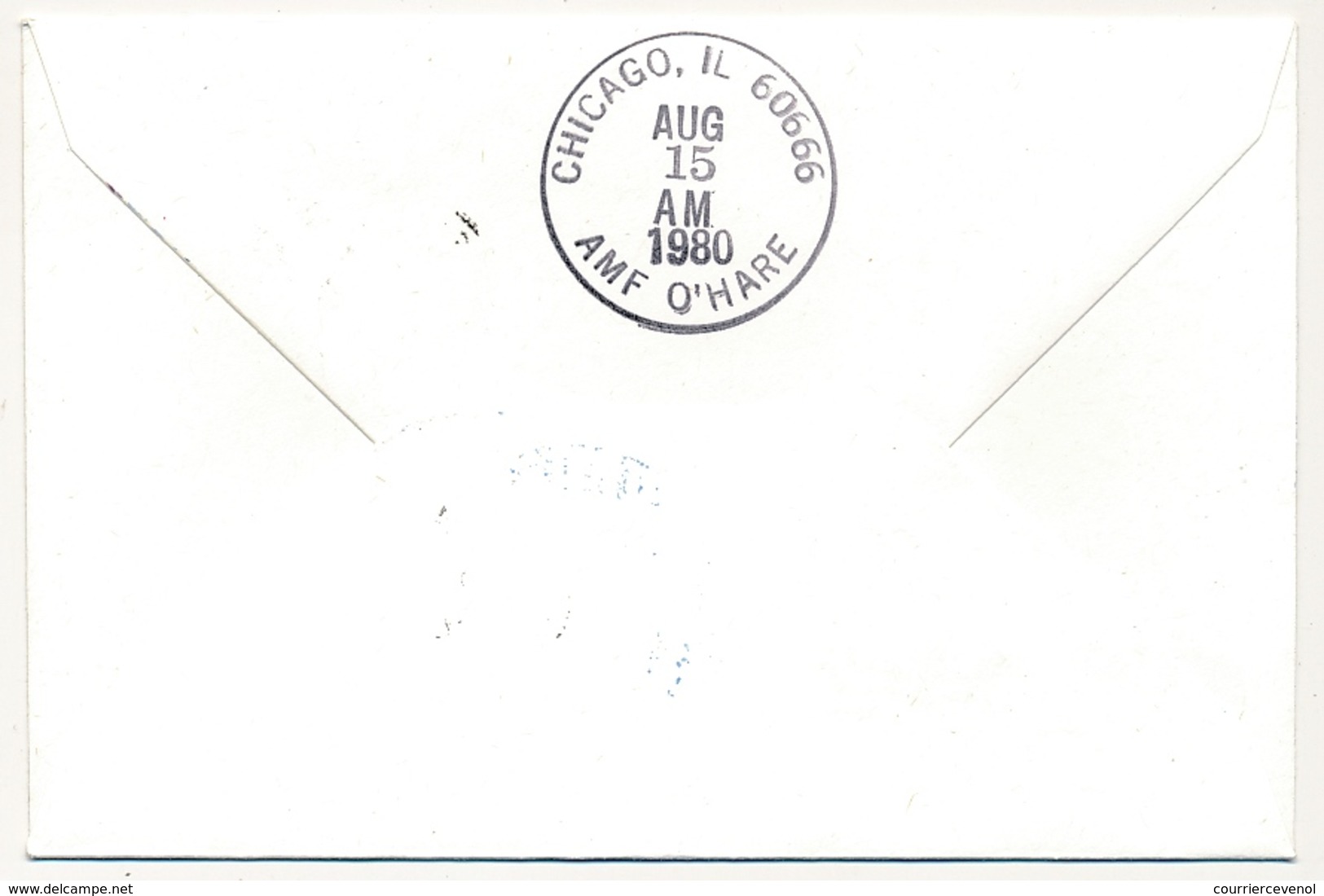 ETATS UNIS / BELGIQUE- 2 Enveloppes SABENA - 1ere Liaison Aérienne - CHICAGO / BRUXELLES - 15/8/1980 Et Aller Même Jour - 3c. 1961-... Storia Postale