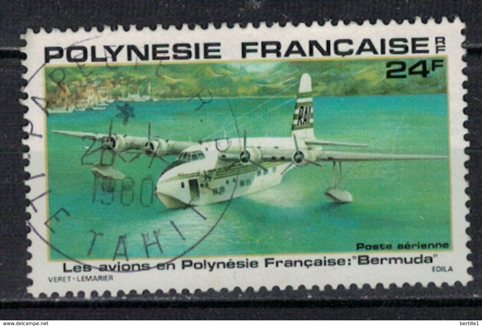 POLYNESIE FRANCAISE            N°     YVERT   PA  148  OBLITERE       ( Ob  5/25 ) - Oblitérés