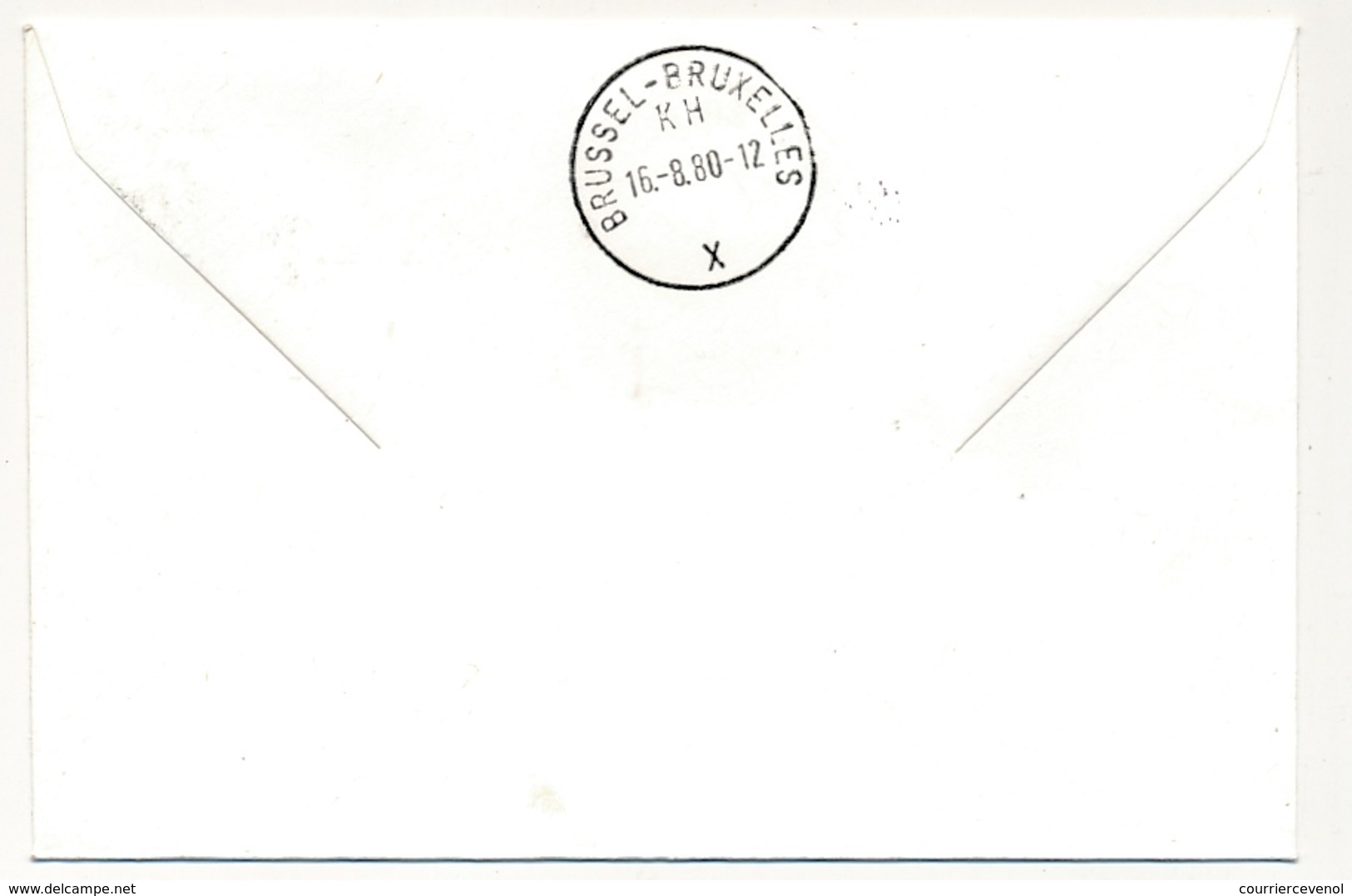 BELGIQUE / USA  - 2 Enveloppes SABENA - 1ere Liaison Aérienne - BRUXELLES - CHICAGO - 15/8/1980 - Andere & Zonder Classificatie