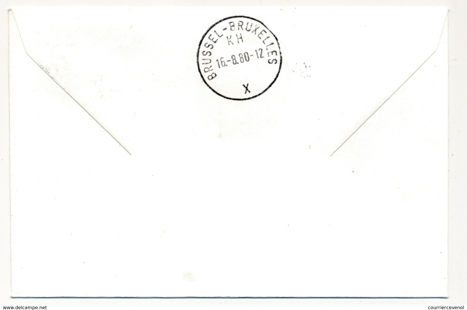 BELGIQUE / USA  - 2 Enveloppes SABENA - 1ere Liaison Aérienne - BRUXELLES - CHICAGO - 15/8/1980 - Autres & Non Classés