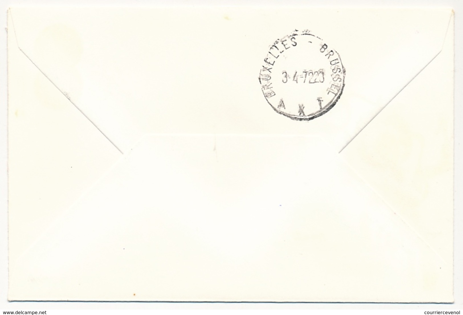 BELGIQUE / SINGAPOUR  - 2 Enveloppes SABENA - 1ere Liaison Aérienne - BRUXELLES - SINGAPOUR - 1/4/1972 Et 3/4/1972 - Otros & Sin Clasificación