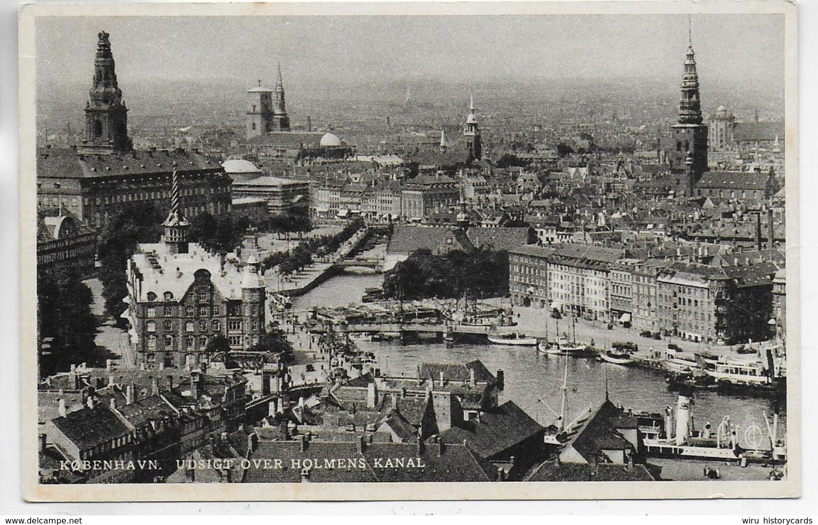 AK 0308  Kobenhavn - Udsigt Over Holmens Kanal Um 1941 - Denmark