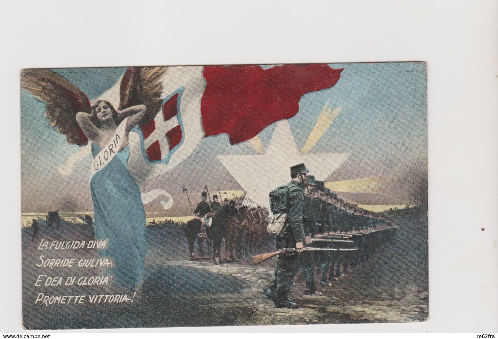 Patriottica Prima Guerra Mondiale - F.p. - Anni '1915-18 - Guerra 1914-18