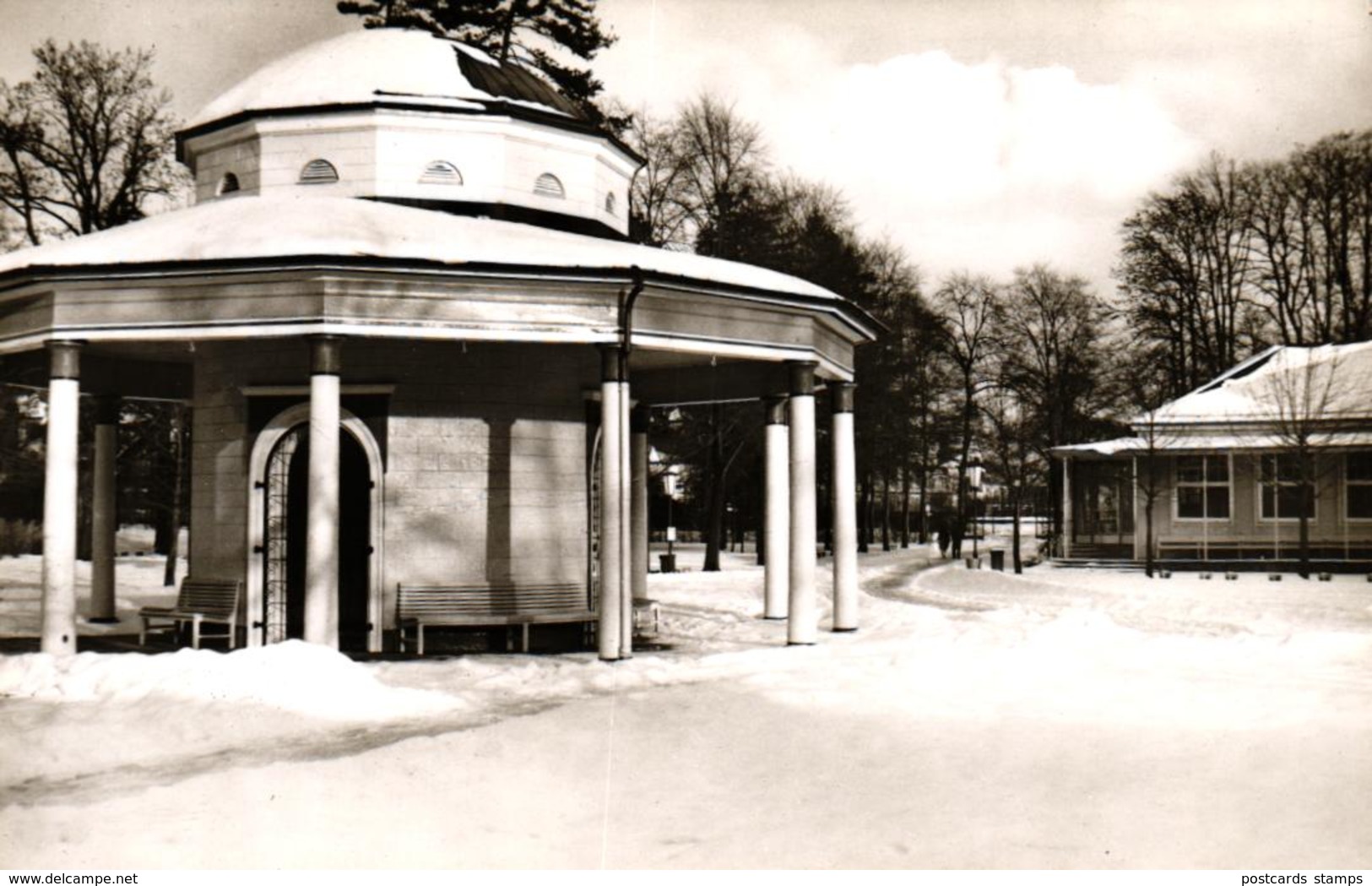 Bad Meinberg, Winter Am Brunnentempel, 1964 - Bad Meinberg